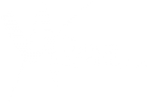 the venue agency logo white